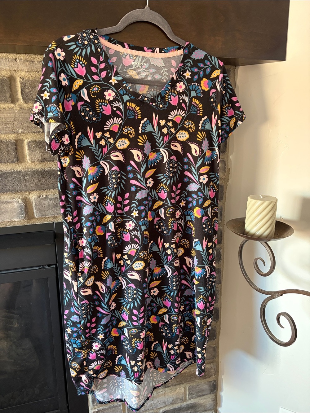Pockets!!! Joy spun floral night dress